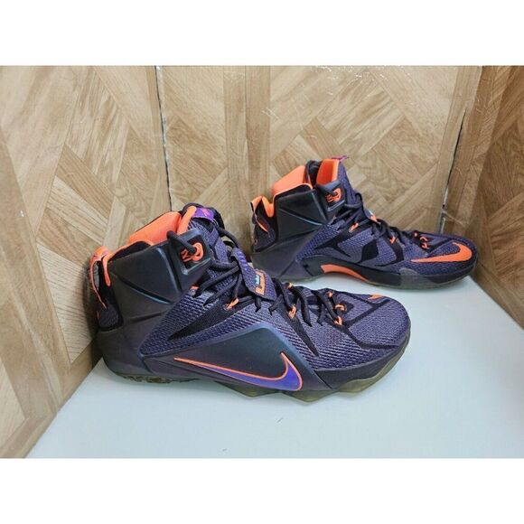 Nike Men's LeBron 12 Instinct Purple Basketball Shoes Size 12.  135 - Picture 2 of 10